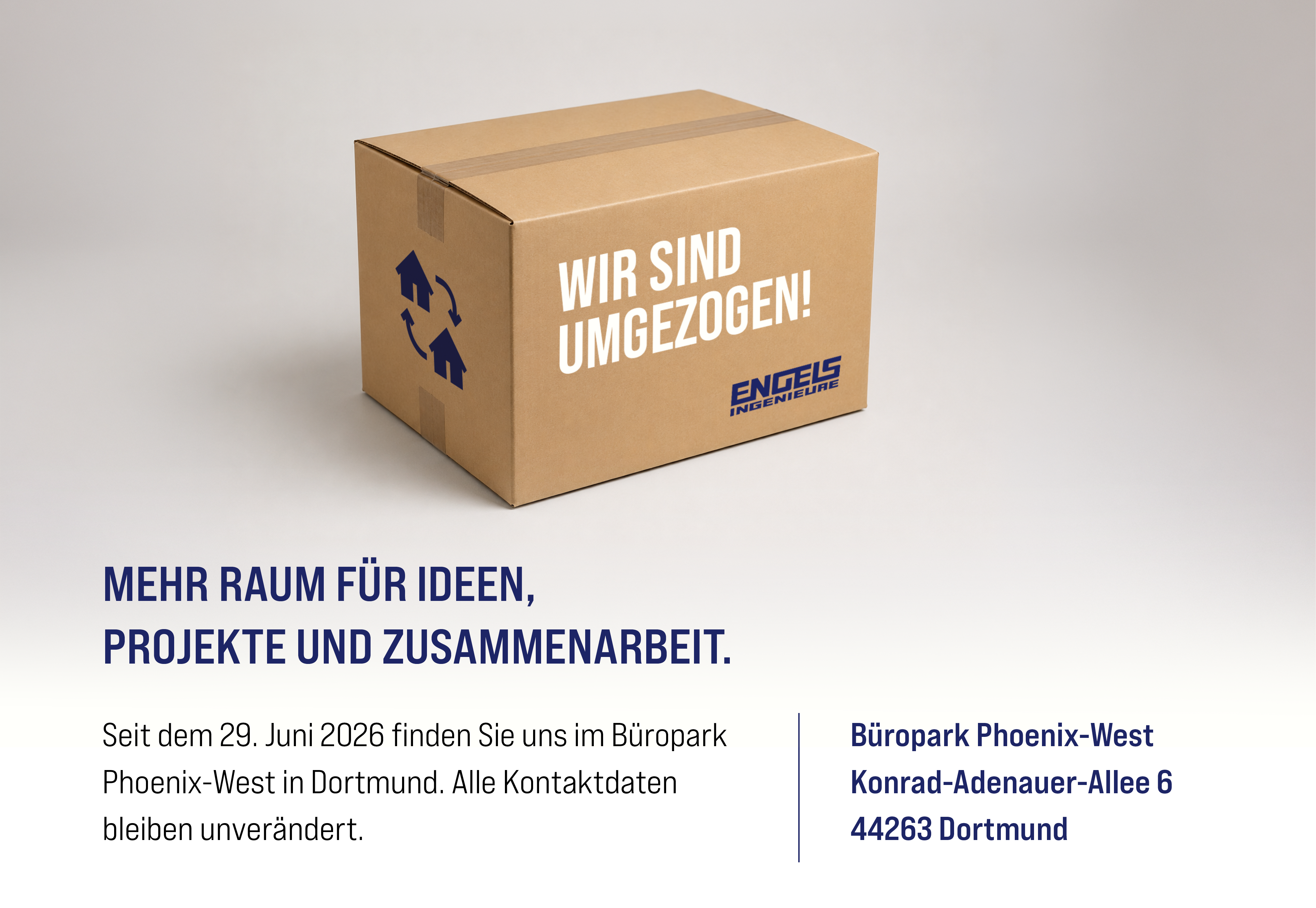 wir sind umgezogen - neue Adresse: Büropark Phoenix-West, Konrad-Adenauer-Allee 6, 44263 Dortmund